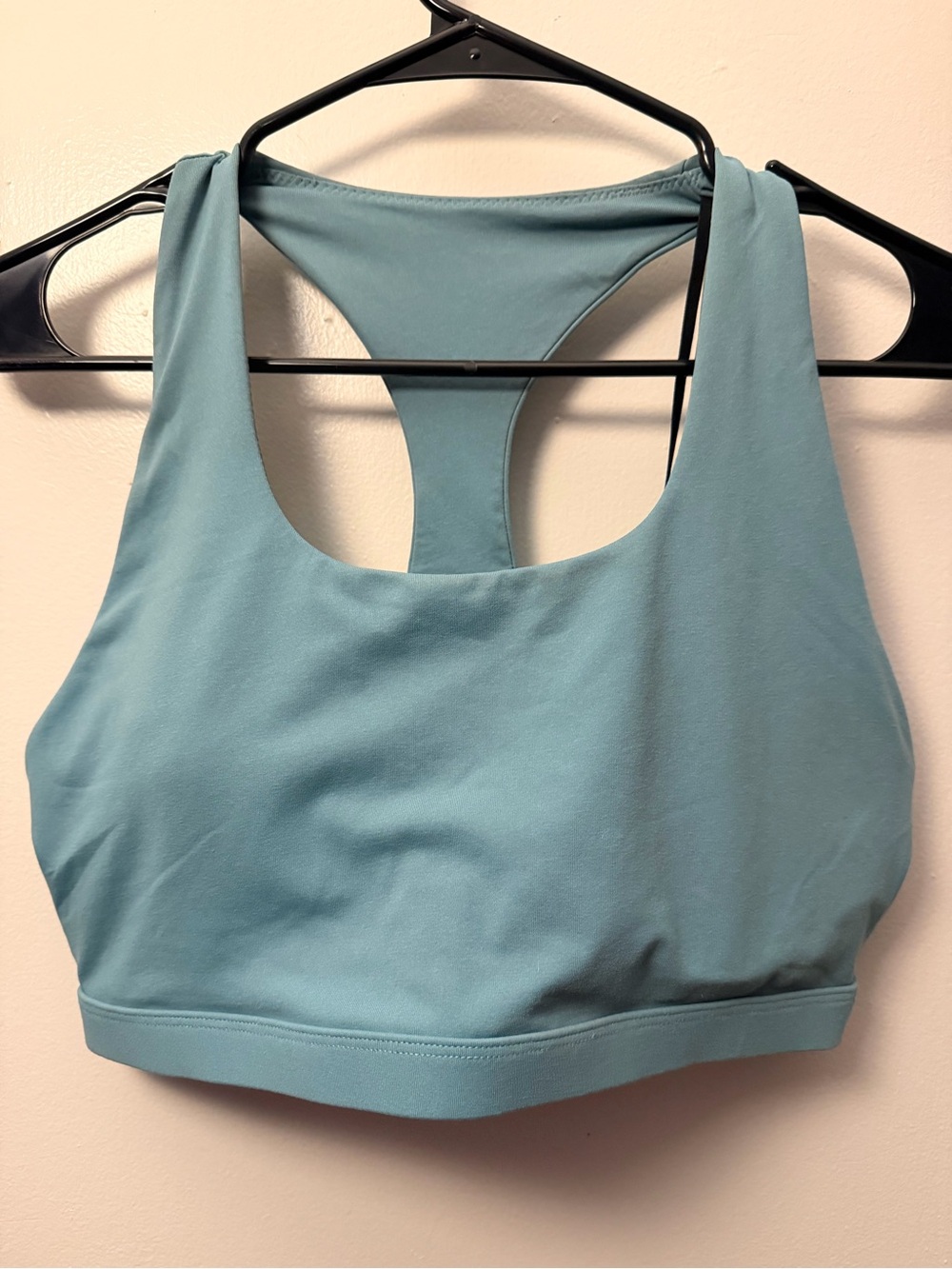 Fabletics Teal Racerback Sports Bra